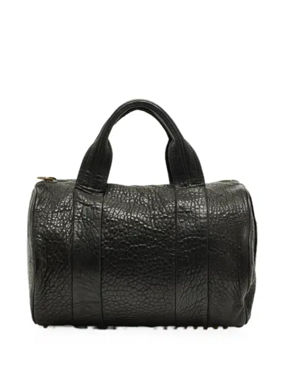 Pre-owned Alexander Wang Rocco Studded Handbag In Black