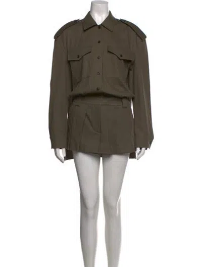 Pre-owned Alexander Wang Romper In Green