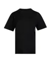 Alexander Wang Essential Short Sleeve Cotton T-shirt In Black