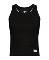 Alexander Wang Round Collar Sleeveless Vest In Black