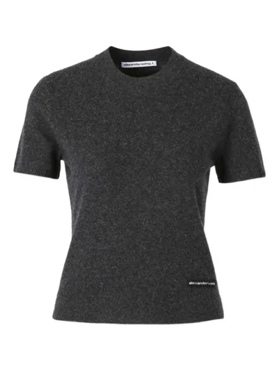 ALEXANDER WANG ROUND NECK SHORT-SLEEVE T-SHIRT
