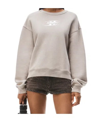 Alexander Wang Round-neck Sweater In Nude