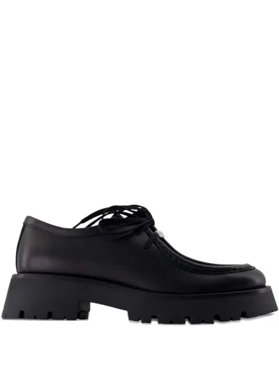 Alexander Wang Round Toe Derby In Black