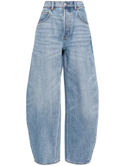 ALEXANDER WANG ROUNDED WIDE-LEG JEANS
