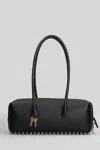 Alexander Wang Medium Roux Key-charm Shoulder Bag In Black