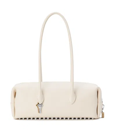 Alexander Wang Roux Medium Shoulder Bag In White
