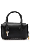 Alexander Wang Roux Small Leather Top Handle Bag In Black