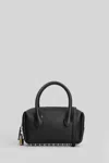 Alexander Wang Roux Small Shoulder Bag In Black Leather In Black