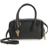 Alexander Wang Roux Small Leather Top Handle Bag In Black