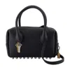 Alexander Wang Roux Small Leather Top Handle Bag In Black