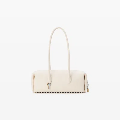 Alexander Wang Roux Top Handle Leather Medium In White