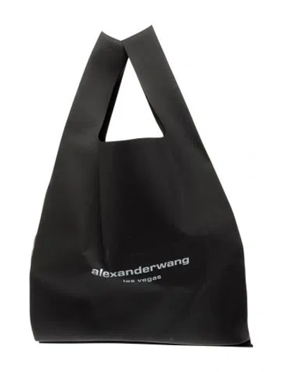 Pre-owned Alexander Wang Rubber Shoulder Bag In Black