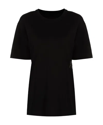 Alexander Wang T By  Crewneck Short-sleeved T-shirt In Black