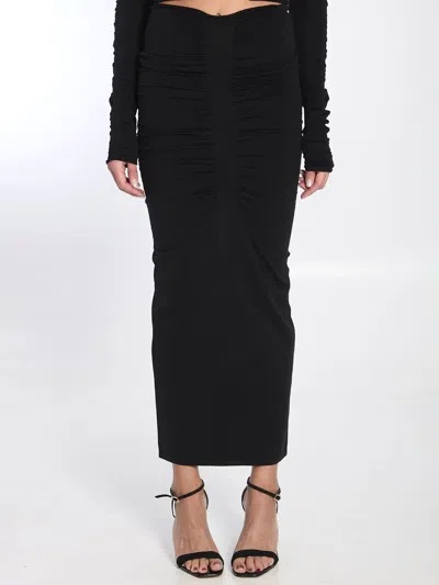 ALEXANDER WANG ALEXANDER WANG RUCHED LONG SKIRT