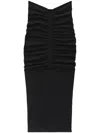 Alexander Wang Maxi Gathered Skirt In Black