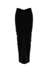 Alexander Wang Ruched Knitted Maxi Skirt