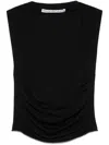 Alexander Wang Gerafftes Oberteil In Schwarz