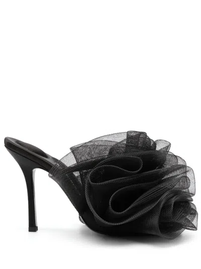 Alexander Wang Ruched Tulle Mules