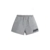 Alexander Wang Graphic Running Short In Grey