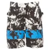 Alexander Wang Runway Geometric Bermuda Shorts In Black