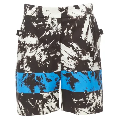 Alexander Wang Runway Geometric Bermuda Shorts In Black