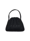 Alexander Wang Ryan Small Bag In Ribbed Knit In Black