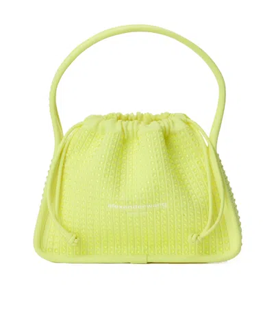 Alexander Wang Ryan Drawstring Small Tote Bag In Yellow