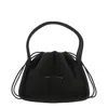 Alexander Wang Ryan Hand Bag In Black Leather In Black