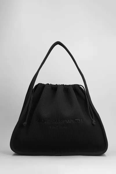 Alexander Wang Ryan Hand Bag In Black Polyester