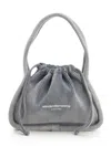 Alexander Wang Borsa A Mano Ryan Piccola In Velluto A Coste Avio Donna In Blue