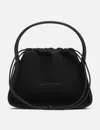 Alexander Wang Ryan Ribbed-knit Top Handle Bag In Black