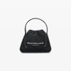 Alexander Wang Ryan Large Bag In Faded Rib Knit In Grey Aged