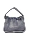 Alexander Wang Borsa A Mano Ryan Piccola In Velluto A Coste Avio Donna In Blue