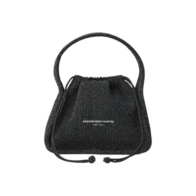 Pre-owned Alexander Wang Ryan Small Bag 'reflective Charcoal' | Grey | Women's Size Onesize In Gray