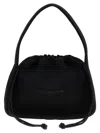 Alexander Wang Small Ryan Hotfix Knit Bag In Black