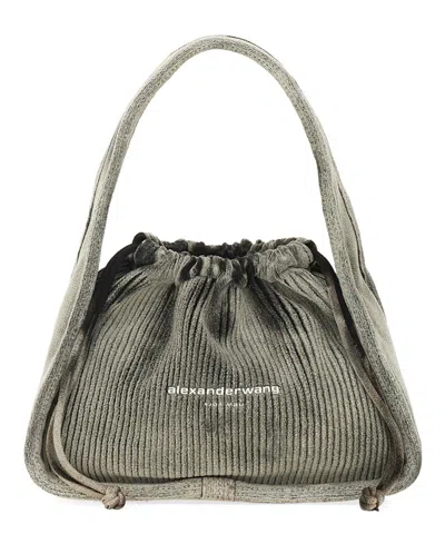 Alexander Wang Ryan Small Handbag In Grey