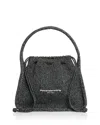 Alexander Wang Ryan Small Reflective Handbag In Gray
