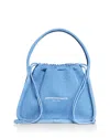 Alexander Wang Ryan Small Reflective Handbag In Blue