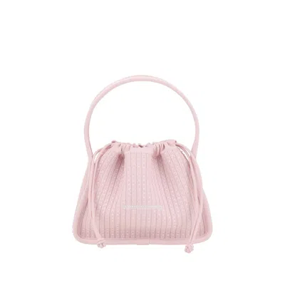 Alexander Wang Women Small Ryan Rhinestone Handbag In Pink