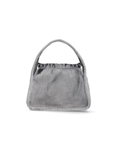 Alexander Wang Ryan Small Tote Bag In Charcoal