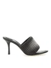 Alexander Wang Black Heiress Heeled Sandals In Black
