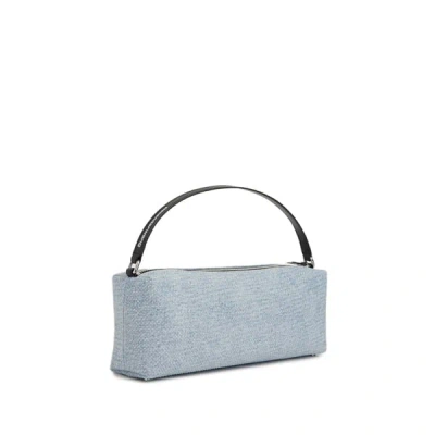 Alexander Wang Rhinestone Handbag In Burgundy