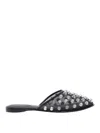 Alexander Wang Rhodes Stud-embellished Mesh Ballet Flats
