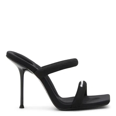 サンダル・ミュール Alexander Wang SANDAL (30321S033 001) Core) Alexander Wang Julie Tubular Webbing Sandal Black