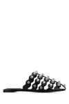 Alexander Wang Black Leather Sandals In Black