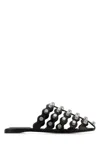 Alexander Wang Black Leather Sandals In Black