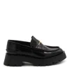 Alexander Wang Carter Logo Leather Loafer In Black