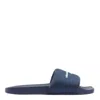 Alexander Wang Blue Slide Sandals In Blue