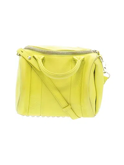 Pre-owned Alexander Wang Satchel In Green