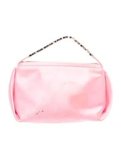 Pre-owned Alexander Wang Satin Evening Bag In Pink